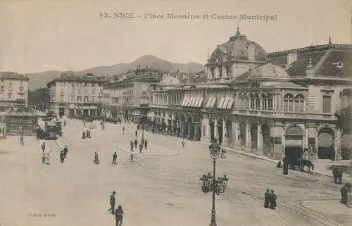 PC30928 Schön. Massena-Platz und Casino Municipal. Weste. Nr. 43. B. Hopkins