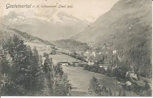 PC31701 Gasteinertal v.d. Schwarzen Liesl aus. Eduard Wigidak. Nr. 290. 1909