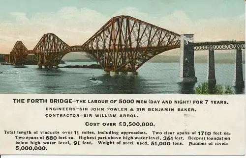 PC28986 Die Forth Bridge. Valentinstag