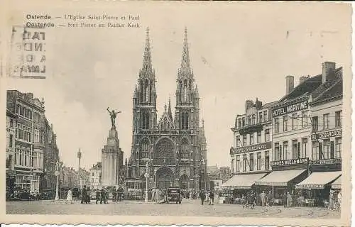 PC26983 Ostende. Die Kirche St. Peter und Paul. Arfo. Nr. 128. 1937