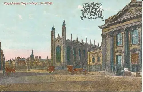 PC29334 Kings Parade Kings College Cambridge. Conemara