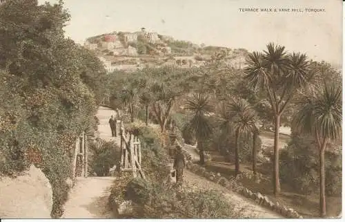 PC27528 Terrace Walk und Vane Hill. Torquay. Ern. Bishop