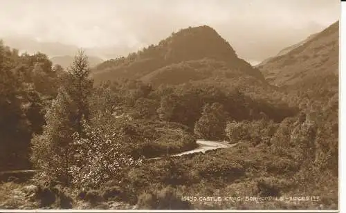 PC34880 Burgfelsen. Ausgeliehen. Judges Ltd. Nr. 16459. RP