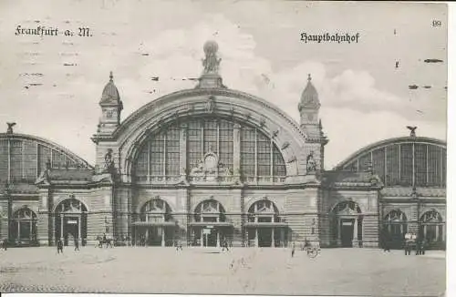 PC31554 Frankfurt a. M. Hauptbahnhof. 1912