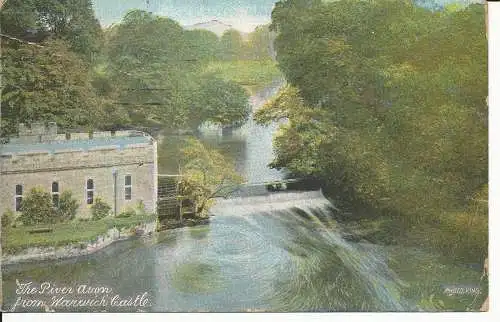 PC30793 Der Fluss Avon von Warwick Castle. König. 1907