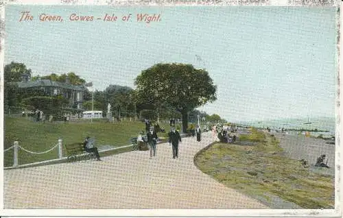 PC25906 The Green. Kühe. Isle of Wight. Das Ideal. Nr. 6333