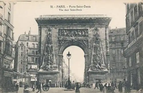 PC30946 Paris. Die Tür Saint Denis. Die Biene. Nr. 50