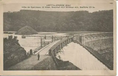 PC27325 Urfttalsperre. Eifel. Wilh. Lenz. Nr. 44626