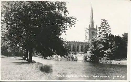 PC35115 Stratford on Avon. Trinity Church. Judges Ltd. Nr. 23720. RP