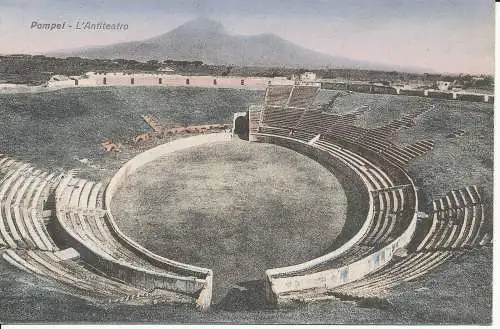 PC29509 Pompei. L Amphitheater. Hotel Suisse. Nr. 1131