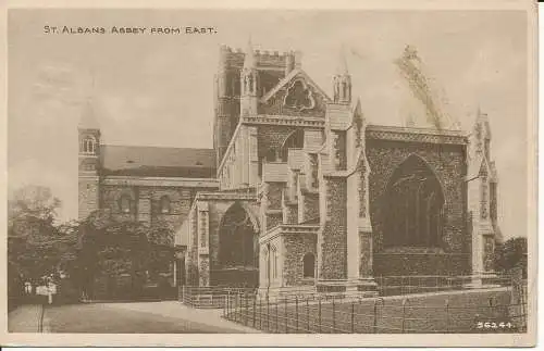 PC33148 St. Albans Abbey aus dem Osten. Photochrom. Nr. 56244. 1927