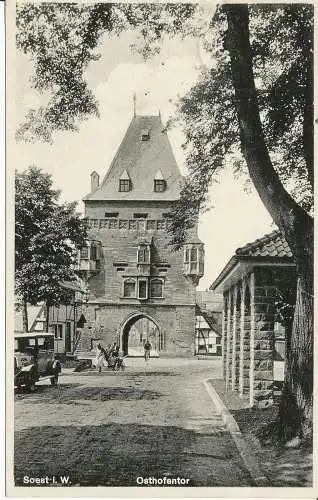 PC31621 Soest i.W. Osthofentor. Chr. Schoning. Nr. 11202. 1933