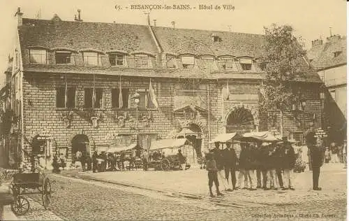 PC29886 Besancon les Bains. Rathaus. Ch. Leroux. Nr. 65