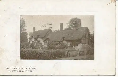 PC33158 Ann Hathaways Cottage. Stratford auf Avon. Schmuck. 1908