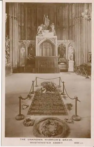 PC28988 Das Grab der unbekannten Krieger. Westminster Abbey. Nr. 86261. RP