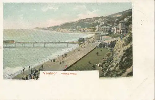 PC24287 Ventnor. Blick nach Westen. Pfau. Nr. 182