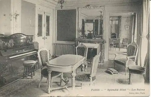 PC31811 Paris. Wunderschönes Hotel. Die Salons. Gorce. 1911