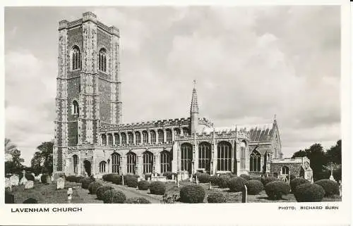 PC29426 Lavenham Church. Richard Burn. RP