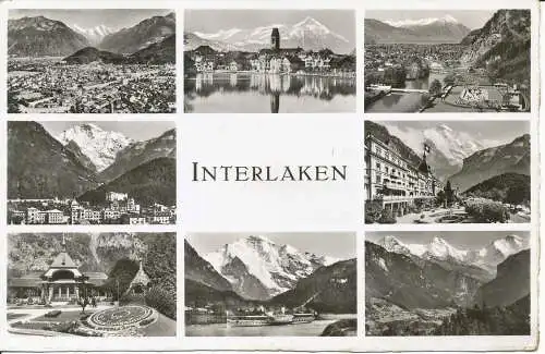 PC31757 Interlaken. Multi-View. H. Steinhauer. Nr. 2549. 1956