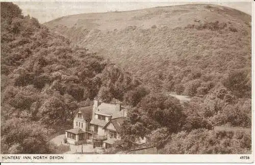 PC29327 Hunters Inn. North Devon. Sweetman. Solograph. Nr. 49756