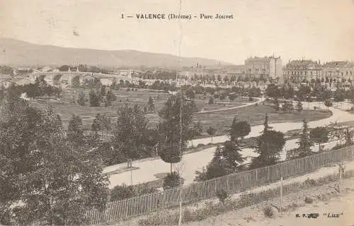 PC31343 Valencia. Parc Jouvet. Lux. Nr. 1. 1928