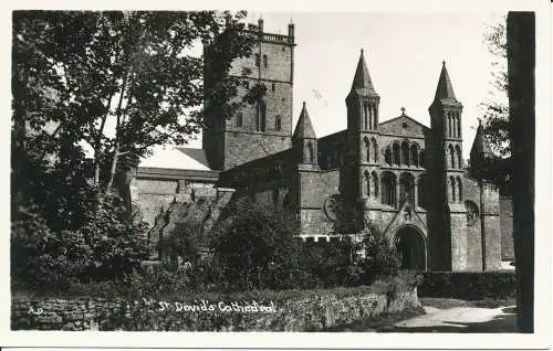 PC25834 St. Davids Cathedral. W.M. Mendus. Nr. A.9. RP