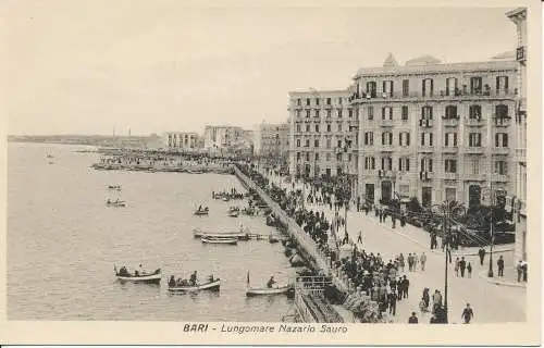 PC31841 Bari. Promenade Nazario Sauro. Laterza und Figli. Nr. 22088