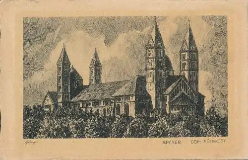 PC30940 Speyer. Do. Sudseite. H. Sting