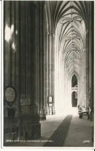 PC35374 Südgang. Kathedrale von Canterbury. Judges Ltd. Nr. 3774. RP