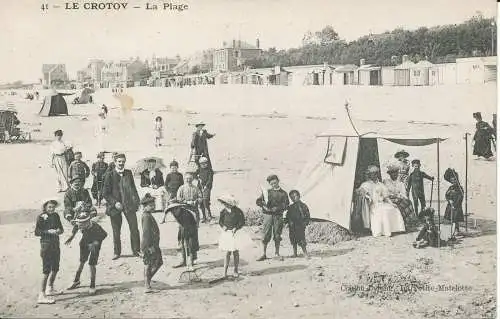 PC29589 Le Crotoy. Der Strand. Nr. 41