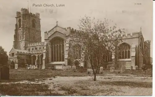 PC35185 Pfarrkirche. Luton. 1918. B. Hopkins