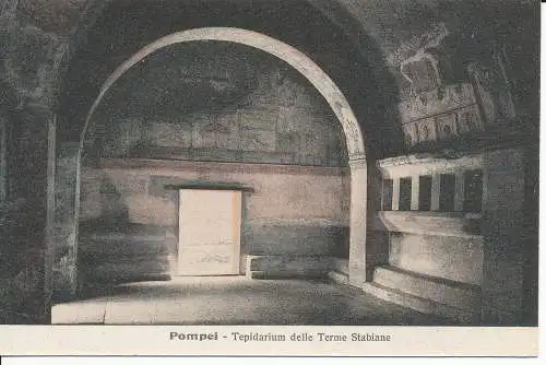 PC29510 Pompei. Tepidarium der Terme Stabiane. Hotel Suisse. Nr. 1159