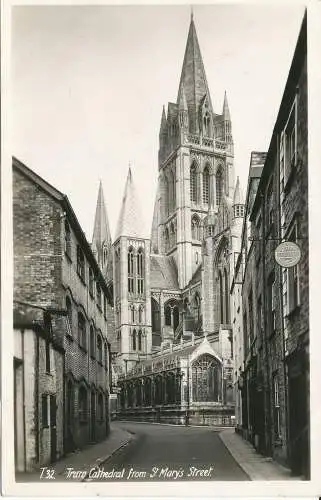 PC29347 Truro-Kathedrale von der St. Marys Street. Frank Grattan. Penpol. Nr. T.32. R