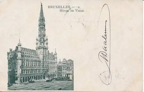 PC31738 Brüssel. Rathaus. 1919