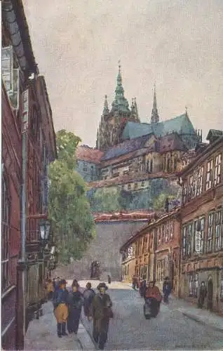 PC29472 Prag. Lettenska Gasse. A. Zeyer. Nr. 410