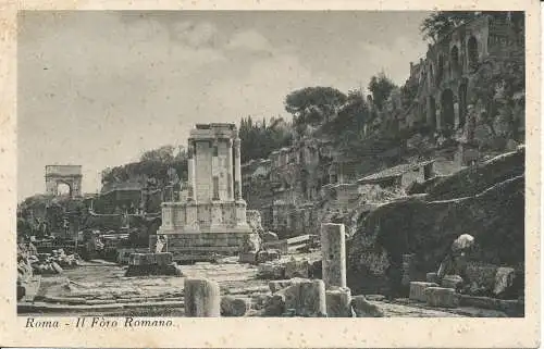 PC31518 Rom. Das Forum Romanum. Adolfo Como