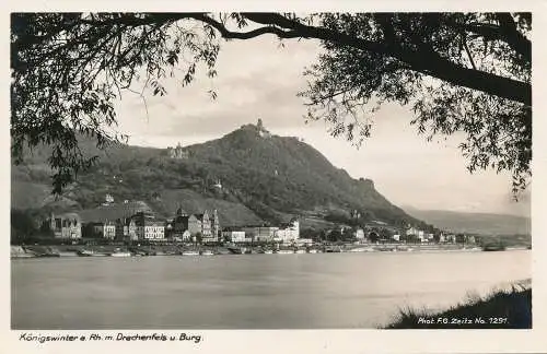 PC31065 Königswinter a. Rh. m. Drachenfels u. Burg. F.G. Zeitz. Nr. 1297. RP