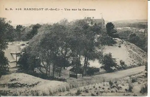 PC31588 Hardelot. Blick auf die Garenne. E. S. Nr. 936