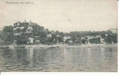 PC31981 Blankenese mit Sullberg. A. Buttner. 1912