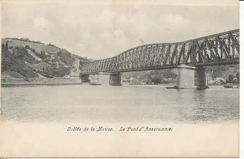 PC31852 Maas-Tal. Die Brücke von Anseremme