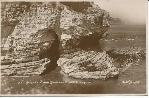 PC32885 Thornwick and Bempton Cliffs. Flammen. 1936