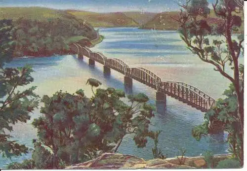 PC27451 Hawkesbury River Bridge. New South Wales. 1940