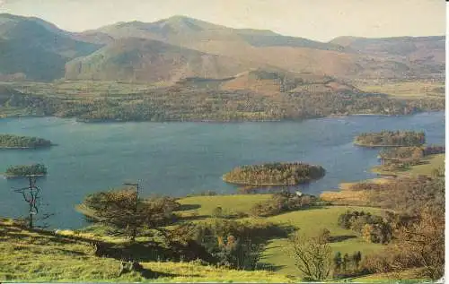 PC27715 Derwentwater von Walla Grag. Sanderson und Dixon. Jarrold. RP. 1953