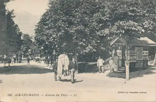 PC30121 Aix Les Bains. Avenue du Parc. Levy Fils. Nr. 140