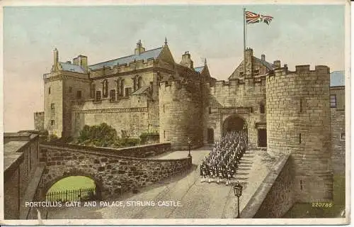 PC27636 Portcullis Tor und Palast. Stirlingschloss. Nr. 220786. 1939