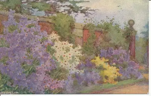 PC27445 alte Postkarte. Blumen und Garten. G. Harrap und Co