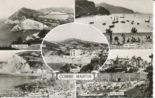 PC27483 Combe Martin. Multi-View. St. Albans. RP. 1962