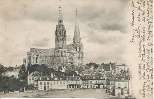 PC27079 Chartres. Die Kathedrale. Nr. 189. 1905