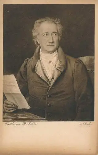 PC30985 Goethe im 79 Jahre. v. Stieler. J. Kunstanstalt. Nr. 57