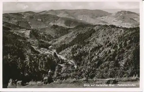 PC31548 Blick auf Karlsruher Grat. Falkenschrofen. Kashammer. 1952